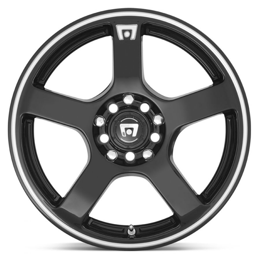 Motegi Racing<br>MR116 FS5 Gloss Black Machined Flange (15x6.5)